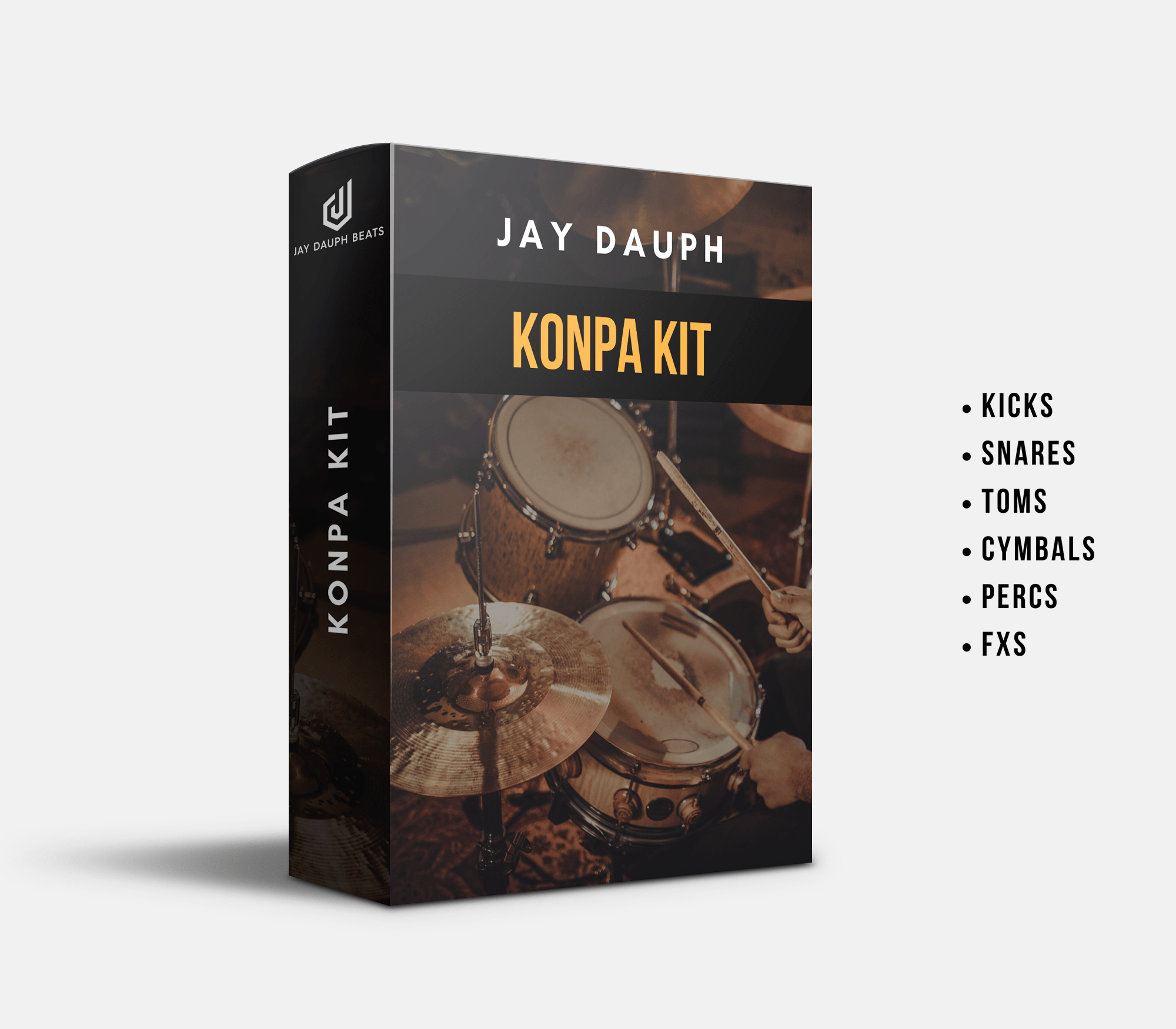 Jay Dauph - Konpa Drum Kit Vol. 1 (One-Shots) - JayDauph