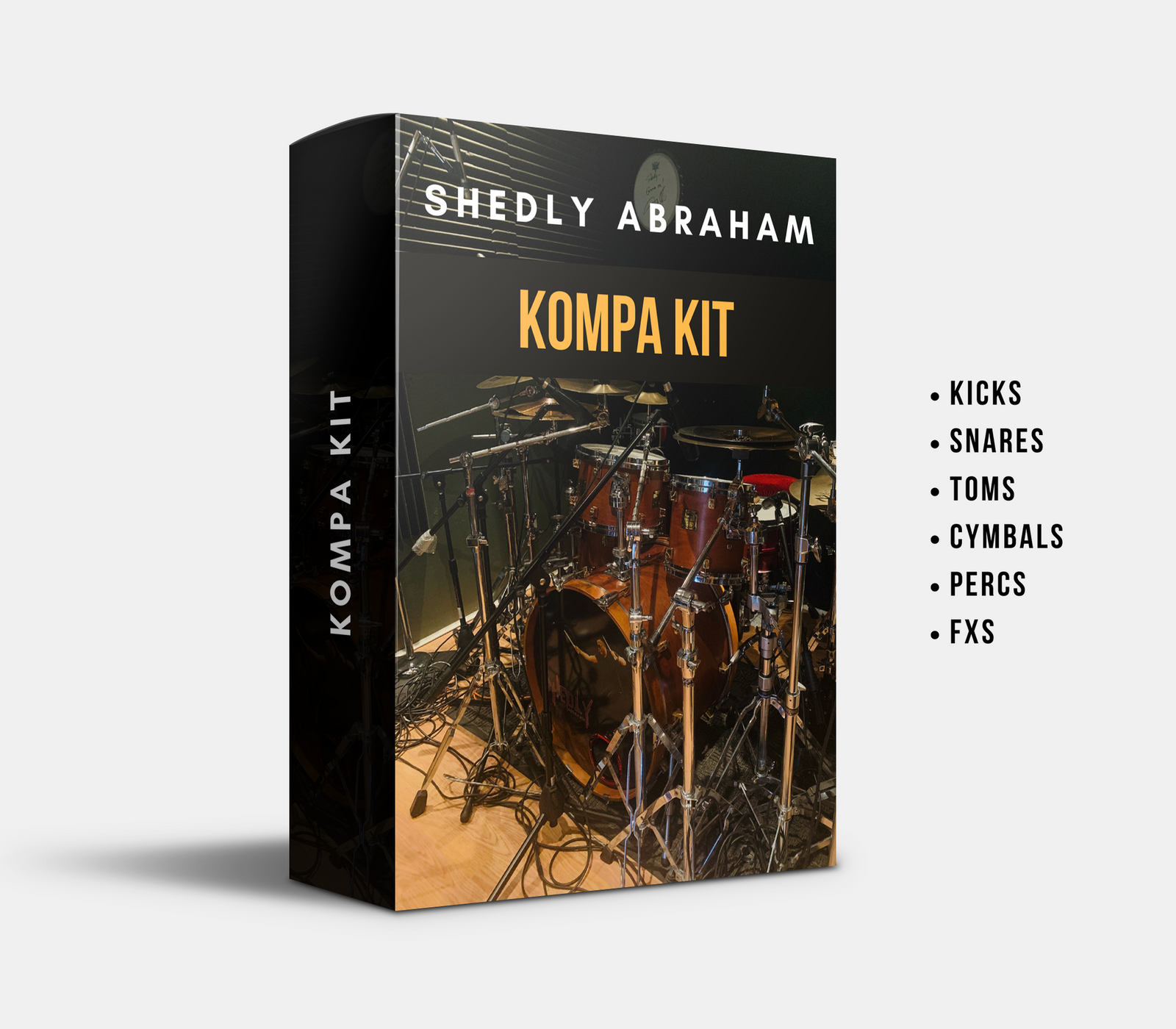 Shedly Abraham - Kompa Drum Kit Vol. 1 (One-Shots) - JayDauph